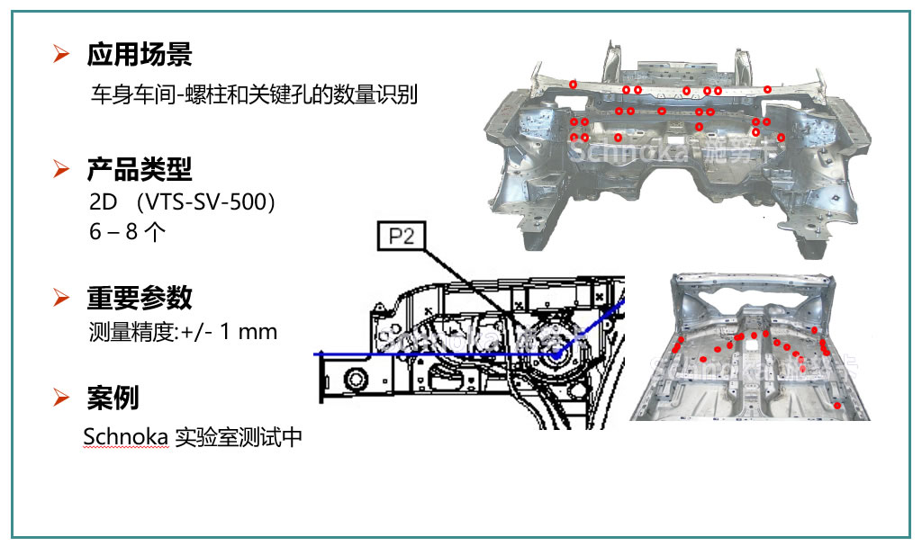 车身-螺柱和关键孔的数量识别